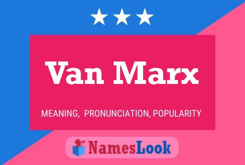 Van Marx 名字海报