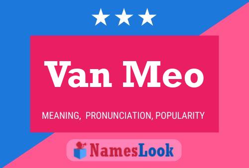 Van Meo 名字海报