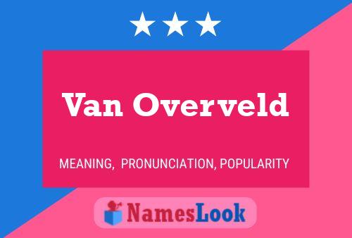 Van Overveld 名字海报