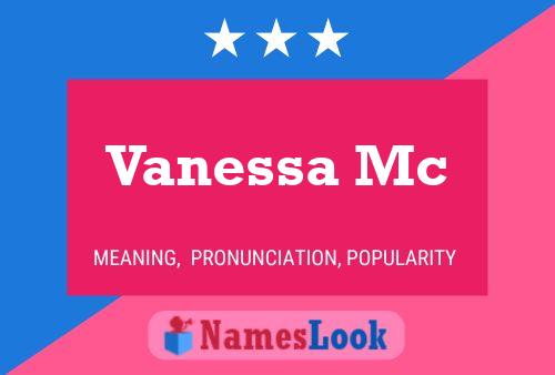 Vanessa Mc 名字海报