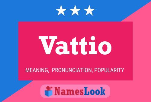 Vattio 名字海报