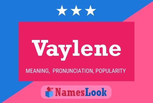 Vaylene 名字海报