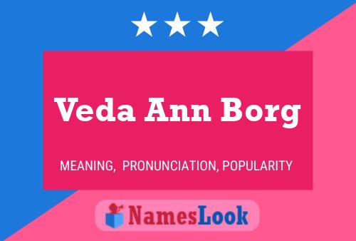 Veda Ann Borg 名字海报