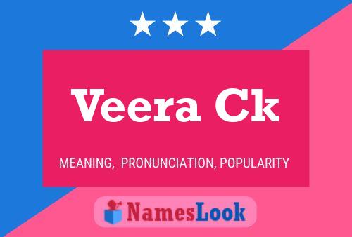 Veera Ck 名字海报