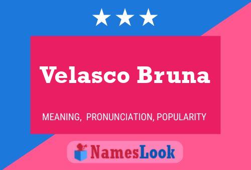 Velasco Bruna 名字海报