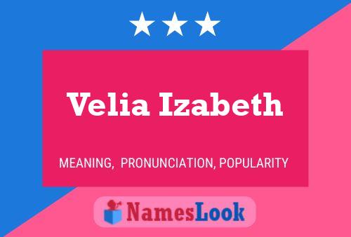 Velia Izabeth 名字海报