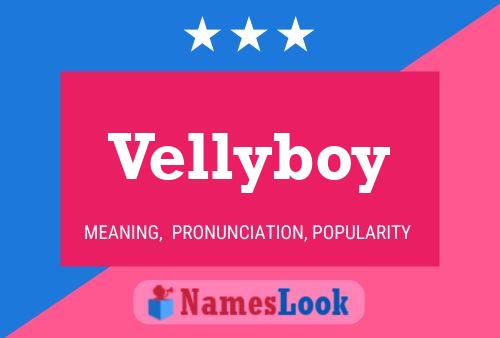 Vellyboy 名字海报