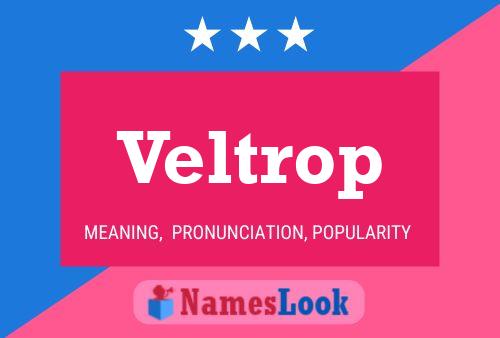 Veltrop 名字海报