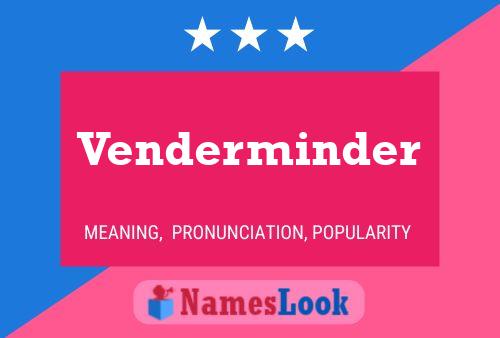 Venderminder 名字海报