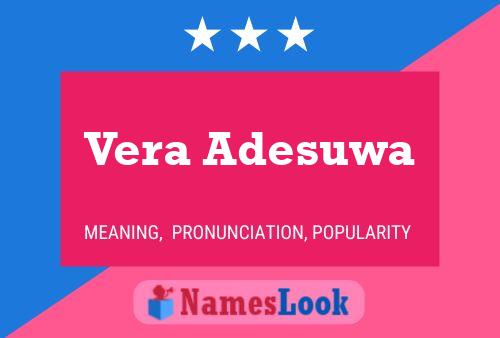 Vera Adesuwa 名字海报