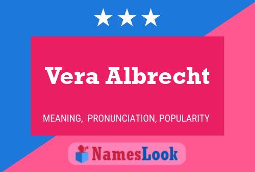 Vera Albrecht 名字海报