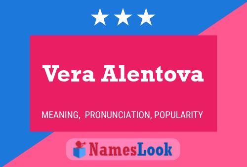 Vera Alentova 名字海报