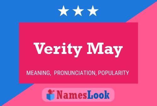 Verity May 名字海报