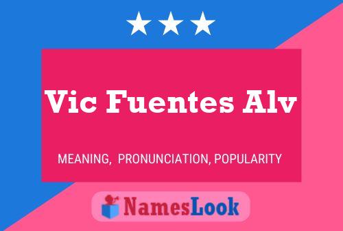 Vic Fuentes Alv 名字海报