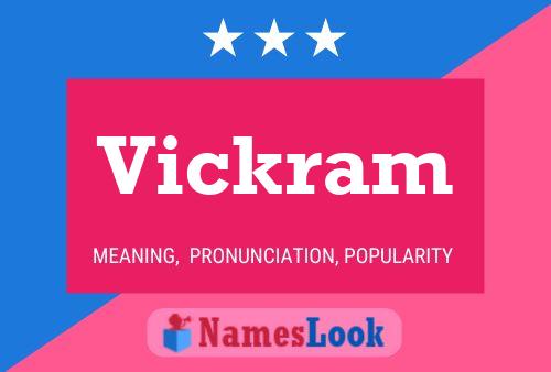 Vickram 名字海报