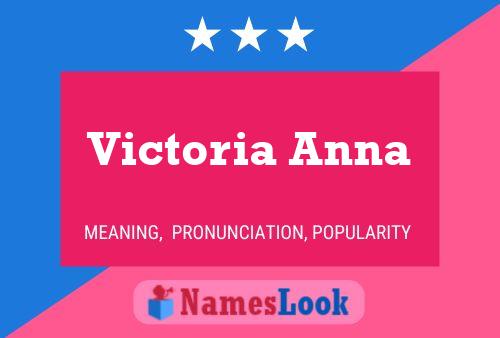 Victoria Anna 名字海报