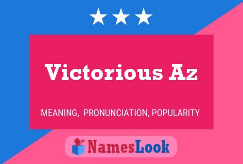 Victorious Az 名字海报