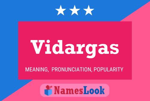 Vidargas 名字海报