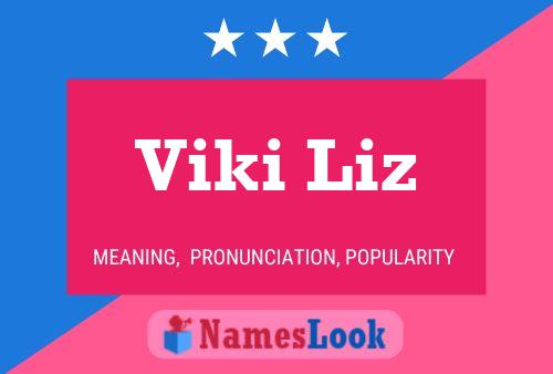 Viki Liz 名字海报