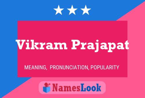 Vikram Prajapat 名字海报