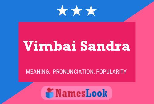 Vimbai Sandra 名字海报