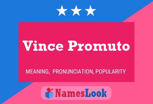 Vince Promuto 名字海报