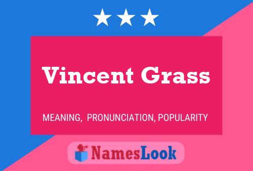 Vincent Grass 名字海报