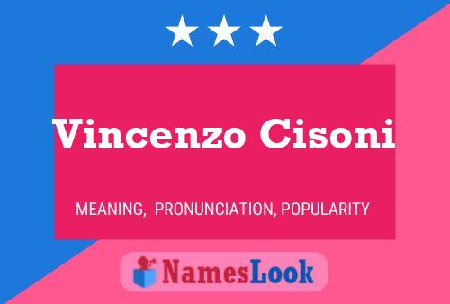 Vincenzo Cisoni 名字海报