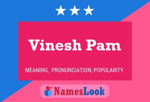 Vinesh Pam 名字海报