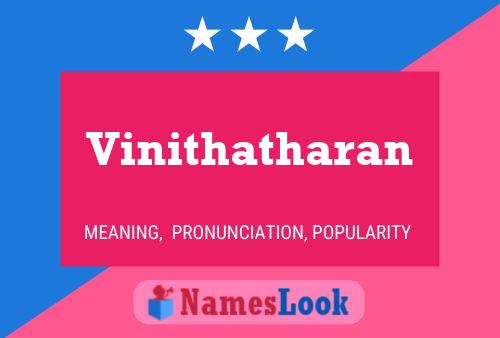 Vinithatharan 名字海报