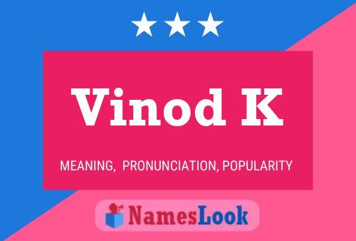 Vinod K 名字海报