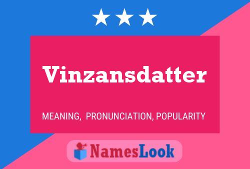 Vinzansdatter 名字海报