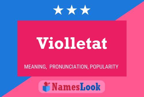 Violletat 名字海报