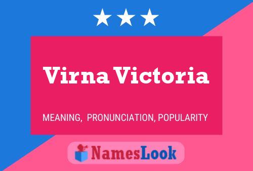 Virna Victoria 名字海报