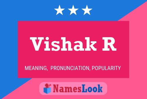 Vishak R 名字海报