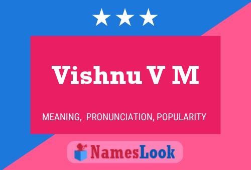 Vishnu V M 名字海报