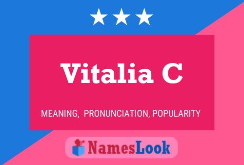 Vitalia C 名字海报