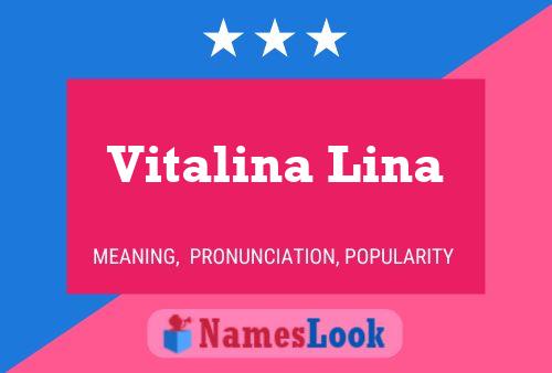 Vitalina Lina 名字海报