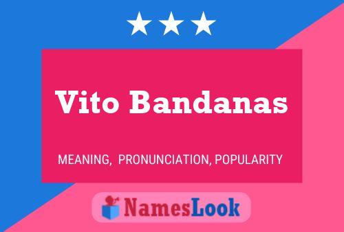 Vito Bandanas 名字海报