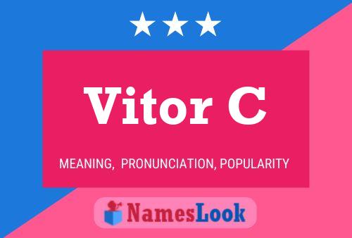 Vitor C 名字海报