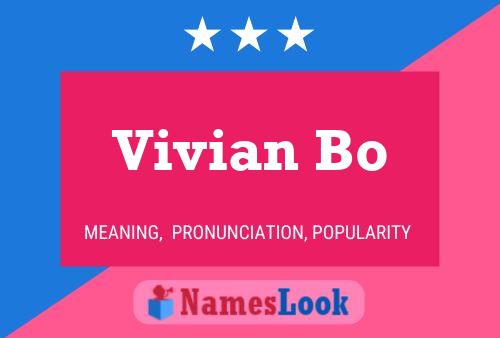 Vivian Bo 名字海报