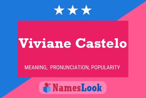 Viviane Castelo 名字海报