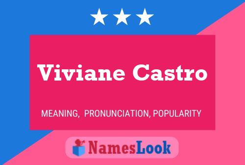 Viviane Castro 名字海报