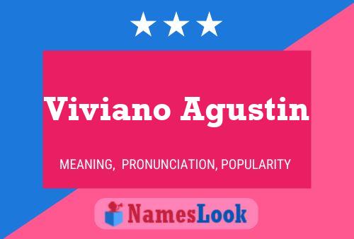 Viviano Agustin 名字海报