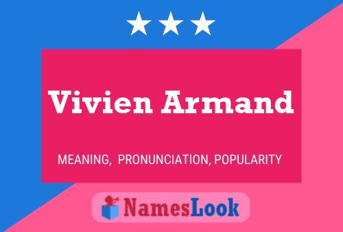 Vivien Armand 名字海报