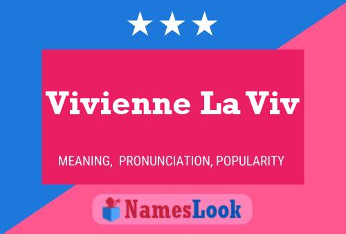 Vivienne La Viv 名字海报