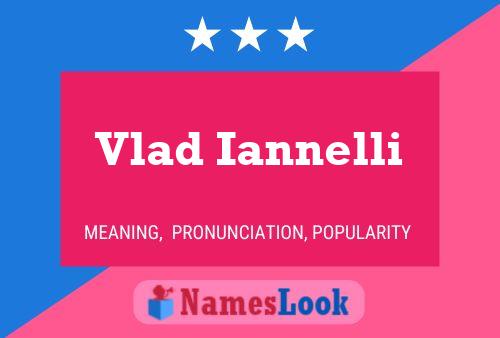 Vlad Iannelli 名字海报