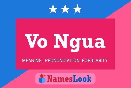 Vo Ngua 名字海报