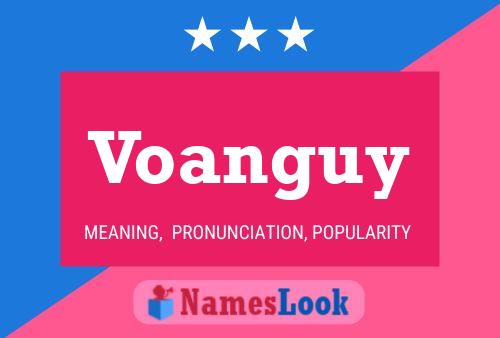 Voanguy 名字海报