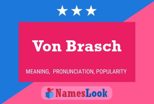 Von Brasch 名字海报